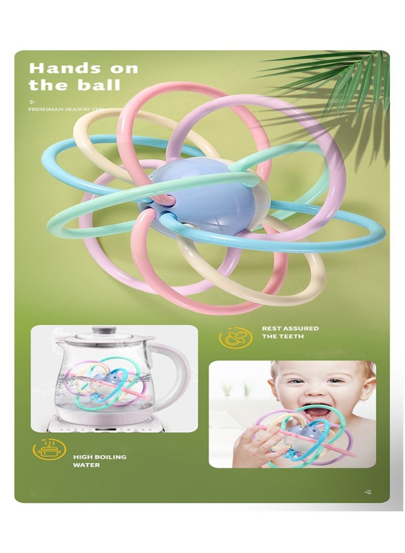 Wish 13-Piece Baby Color Rattle Early Education Baby Hanging rattle Set, Shaker Grab and Spin Toy for Infant, Newborn, Kids, Boys, Girls - Image 4